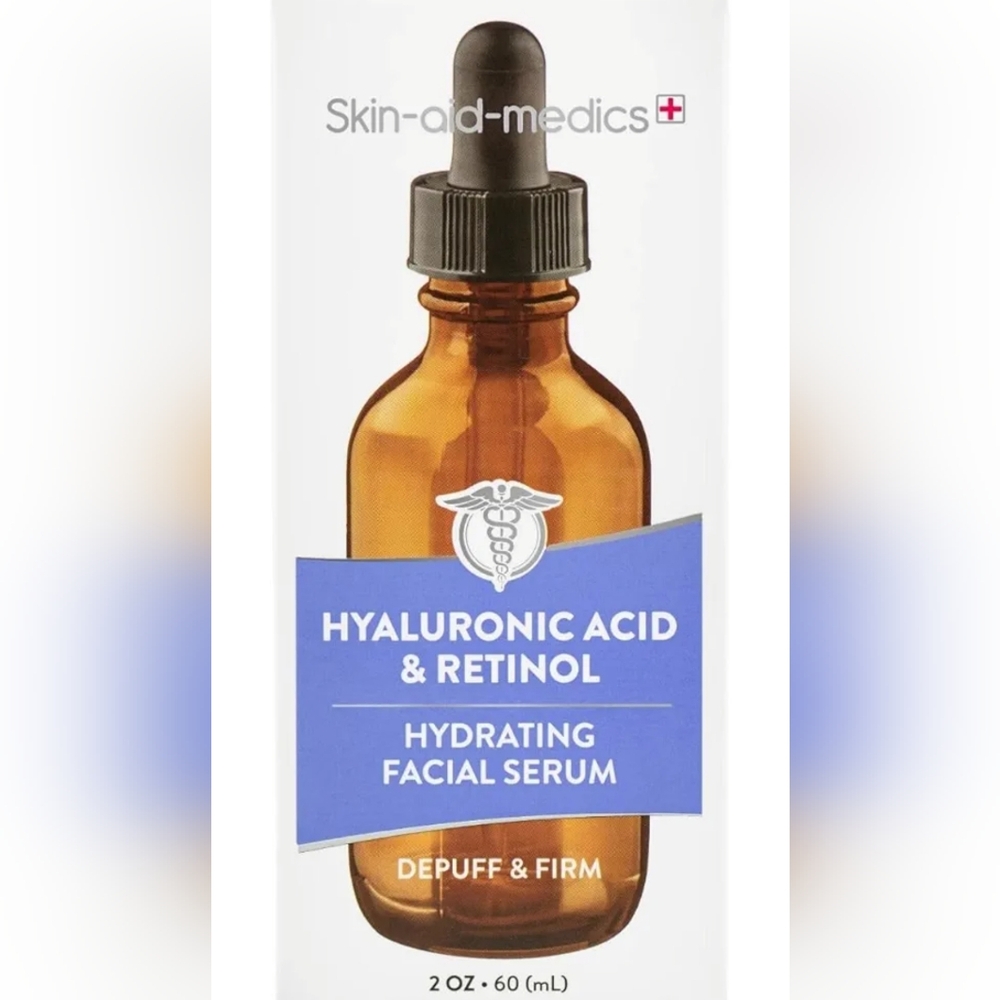 Skin-ad-medics Hyaluronic Acid and Retinol Hydrating Facial Serum- NIB
